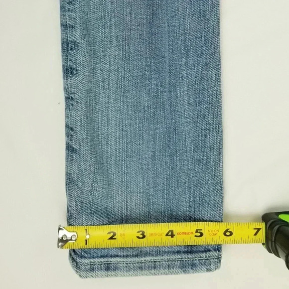 Diesel 28X32 Matic Stretch Embroidered Logo Women Blue Denim Jeans Made in Italy - Picture 9 of 11